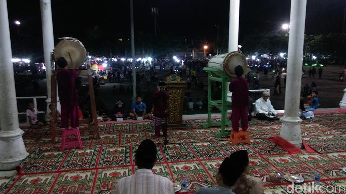 Takbir Keliling Ditiadakan, Warga Pangkalpinang Gelar Lomba Bedug