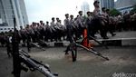 Polisi Gelar Apel Malam Takbiran