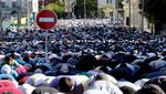 Umat Muslim di Moskow Salat Id Hari Ini