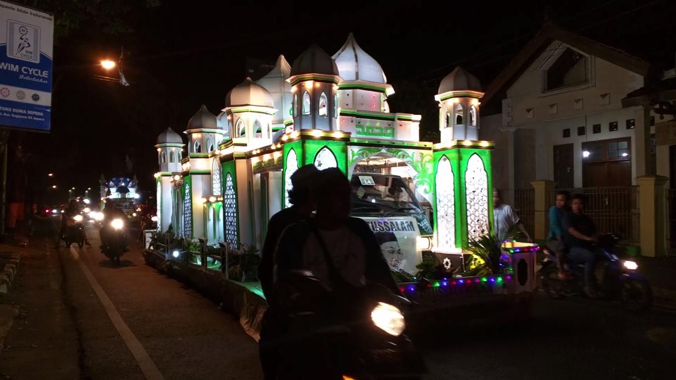 Meriahnya Malam Takbiran Di Jepara