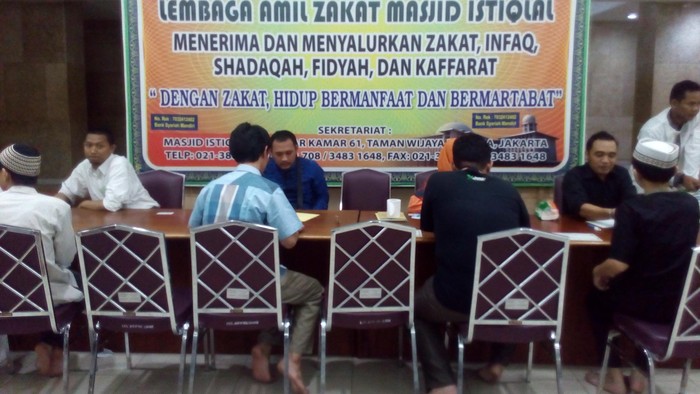 Uang Zakat yang Diterima Masjid Istiqlal Sudah Capai Rp 350 Juta