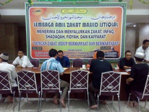 Uang Zakat yang Diterima Masjid Istiqlal Sudah Capai Rp 350 Juta