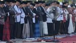 Jokowi Salat Id Bersama Masyarakat Padang