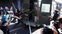 Para mahasiswa berdemo menuntut reformasi pendidikan. Ivan Alvarado/Reuters