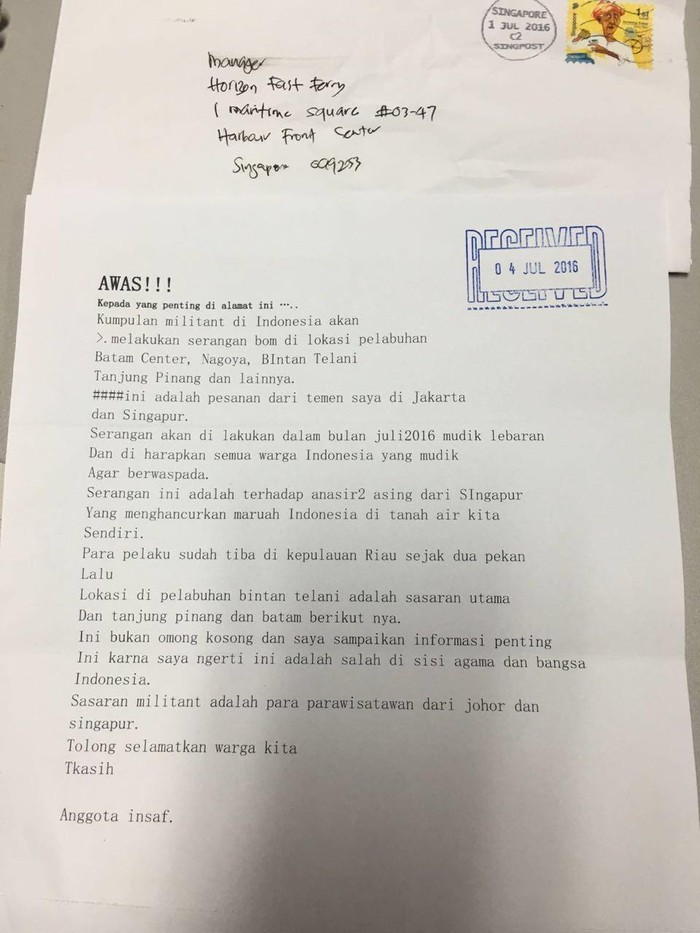 Beredar Selebaran Ancaman Teror, Polda Kepri Tingkatkan Pengamanan