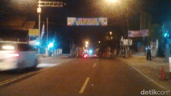 Jelang Malam, Arus Lalulintas di Nagreg Masih Sepi