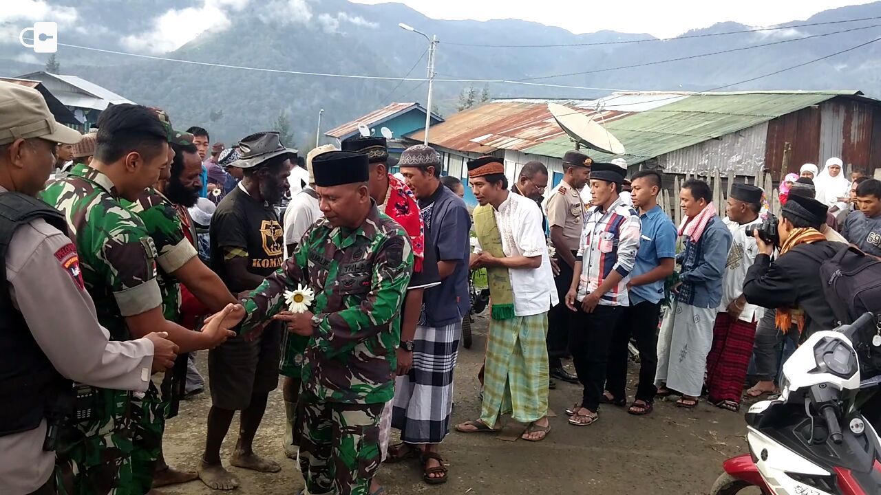 Begini Rukunnya Umat Kristen dan Islam di Ilaga Papua Saat 