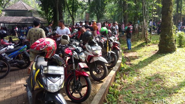 Warga Tumpah Ruah Habiskan Sisa Libur Lebaran di Ragunan 