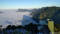  Semakin mentari naik, semakin berbeda pemandangan yang tercipta. Perlahan kabut menghilang dan Kota Rio de Janeiro pun terlihat lebih jelas (Ken/detikTravel)