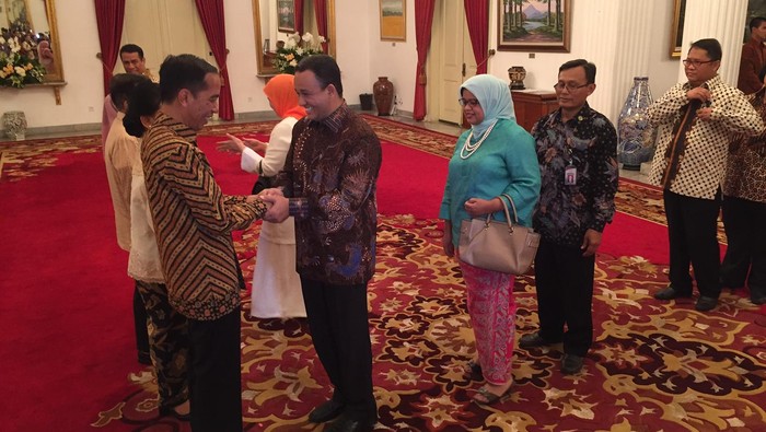 Jokowi-JK Gelar Silaturahmi dengan Menteri Hingga Paspampres