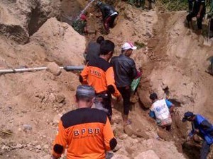 Galian C di Cihanjuang Longsor, BPBD KBB: Satu Orang Tewas Tertimbun