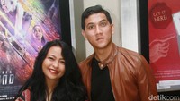Pada kesempatan itu, Tantri tampil didampingi sang suami, Arda Naff. Pool/Gus Mun/detikFoto.