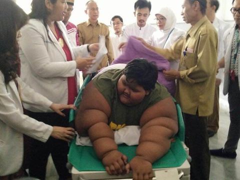 Ariya Permana saat dibawa ke RSHS 2017 lalu