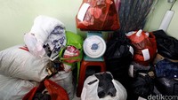Pakaian kotor yang siap dicuci.