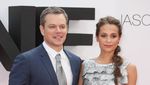 Keserasian Alicia Vikander dan Matt Damon di Pemutaran Jason Bourne
