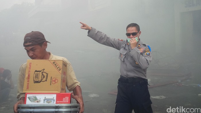 Lapak Ludes Terbakar, Pedagang Pasar Aksara Medan Kebingungan