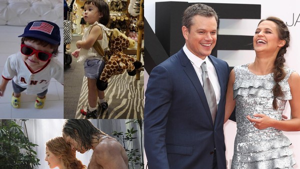 Lucunya Gempita Marten, Alicia Vikander dan Matt Damon yang Tampil Serasi