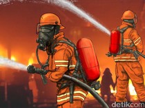 Aksi Heroik Tetangga Selamatkan Kakek 80 Tahun dari Kobaran Api dalam Rumah
