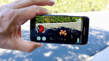 Tampak kemunculan karakter Pokemon. Foto: Reuters