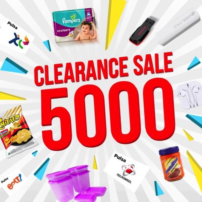 Hanya Sampai Jam 12 Malam, Semua Barang Ini Diobral Rp 5.000,-