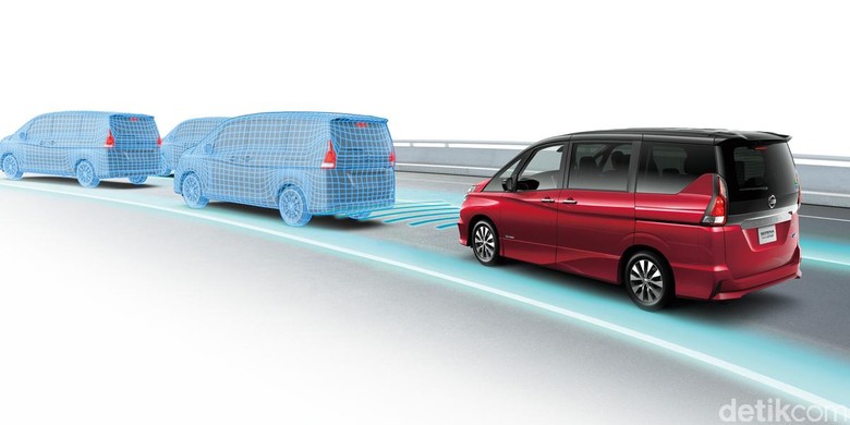 Fitur ProPilot Nissan Serena di Jepang. Foto: Nissan Fitur ProPilot Nissan Serena di Jepang. Foto: Nissan