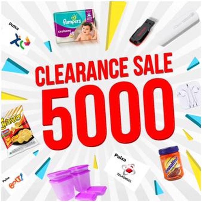 Hanya Sampai Jam 12 Malam, Semua Barang Ini Diobral Rp 5.000,-