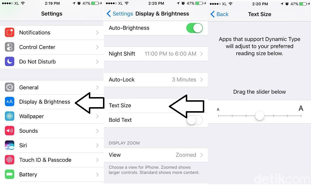 Cara Mudah Memperbesar Ikon Teks Di Iphone