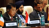 JK berpidato selama 3 menit. Pool/Dok Wapres.