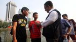 Mendikbud Kampanye Gerakan Antar Anak di Hari Pertama Sekolah