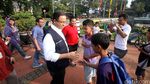 Mendikbud Kampanye Gerakan Antar Anak di Hari Pertama Sekolah
