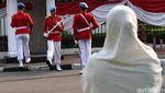 Serah Terima Jaga Paspampres Istana