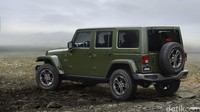 Mobil ini dibekali pelek alloy 18 inci berwarna perunggu. Foto: Jeep