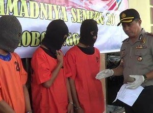 Tiga Pemuda Pelempar Batu Kaca Mobil Hingga Menewaskan Pengguna Jalan Diamankan