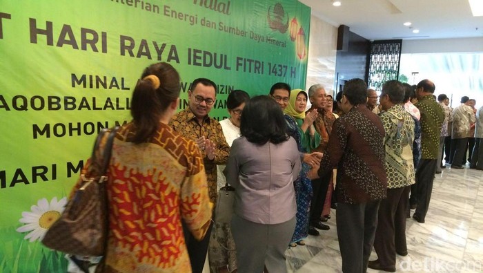 Didampingi Istri, Sudirman Said Gelar Halalbihalal Kementerian ESDM