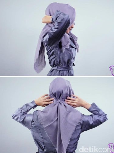 Tutorial Hijab Scarf Segi Empat Ala Hana Tajima Yang Hits Di Instagram