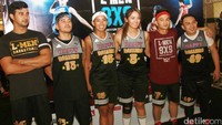 Ali Syakieb, Mario Lawalata, Anin, Maria Selena, Yosi Project Pop, dan Augie Fantinus saat ditemui di Kota Kasablanka, Tebet, Jakarta Selatan pada akhir pekan lalu. Pool/Gus Mun/detikFoto.