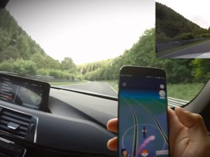 Berburu Pokemon di Sirkuit Pakai BMW M3