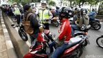 Puluhan Motor Terjaring Razia di Jalan Simatupang
