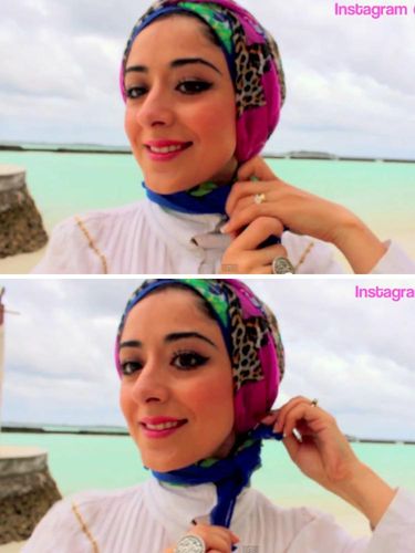 Tutorial Hijab Turban untuk Liburan ke Pantai