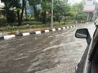 Hujan Deras Di Jakarta, Ini Titik-titik Genangan Yang Muncul