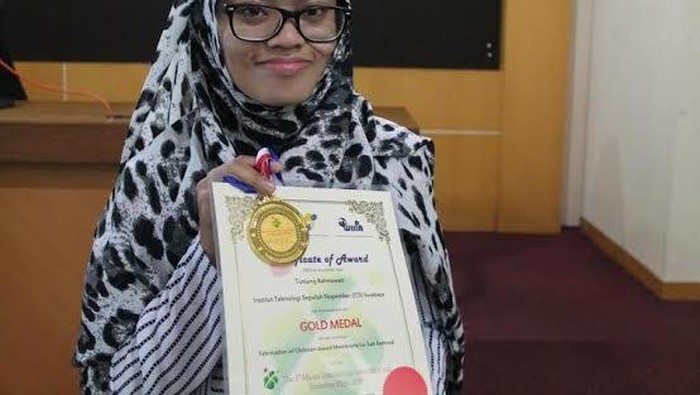 Mahasiswa ITS Raih Emas di Macau Ciptakan Membran Pengurang Kadar Garam