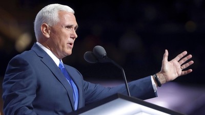 Cawapres Mike Pence Pidato di Konvensi Partai Republik