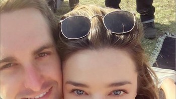 Evan dan Miranda bertunangan pada Juli 2016 setelah sekitar setahun berpacaran. Foto: Dok. Instagram/mirandakerr