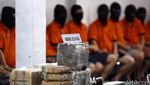 Polisi Musnahkan Barbuk Sabu dan Ganja