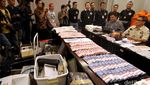 Mabes Polri Gelar Barang Bukti Uang Palsu
