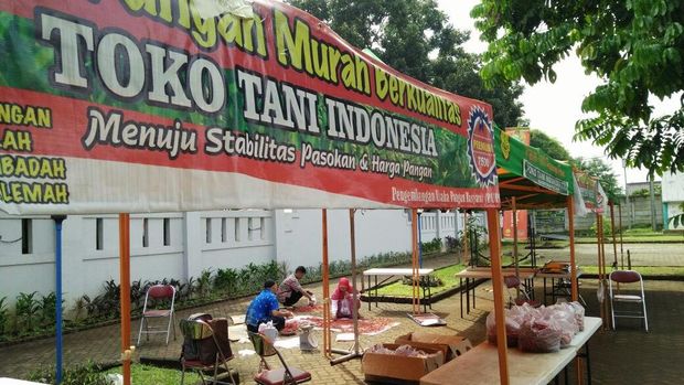 Toko Tani Kementan di Pasar Minggu Sepi, Ini Penampakannya