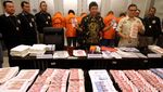 Mabes Polri Gelar Barang Bukti Uang Palsu
