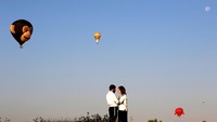 Festival ini digelar di Taman Eshkol yang terletak di dekat kota Netivot Selatan, Israel. Amir Cohen/Reuters/detikFoto