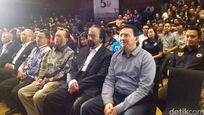 Ahok Hadiri HUT Garda Pemuda Nasdem