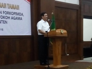 Menkopolhukam dan Kepala BNPT Sosialisasi Deteksi Dini Radikalisme di Serang